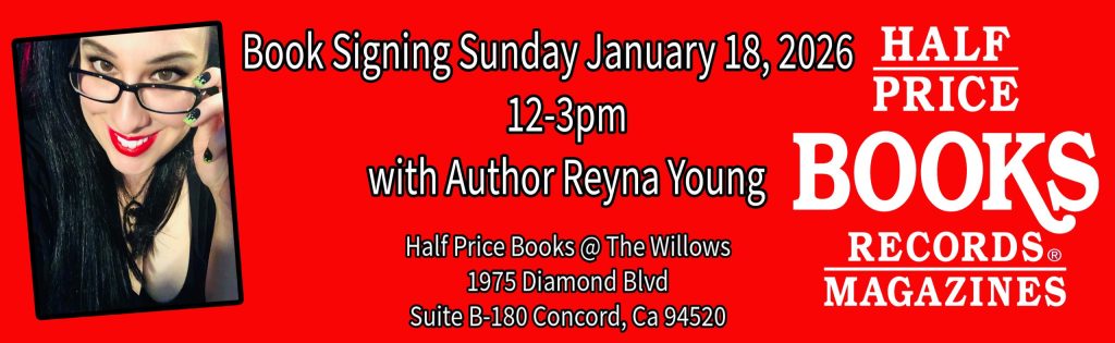 Half Price Book signing 1-18-26 Concord, CA