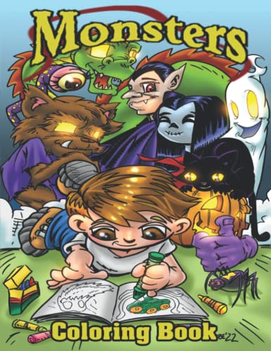 Monsters Coloring Book Purchase Yours Today!